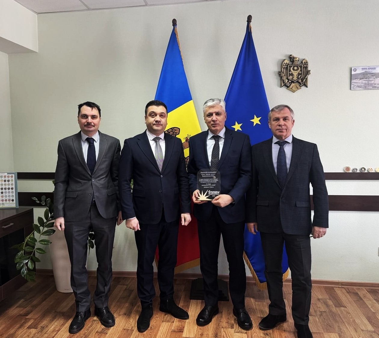 alt_Întrevedere de curtoazie la Î.S. „INMEX” cu Ambasadorul Republicii Azerbaidjan în Republica Moldova